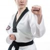 Dobok EZ-Fit cu rever NEGRU 4