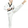 Dobok EZ-Fit cu rever NEGRU 6