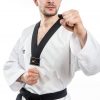 Dobok EZ-Fit cu rever NEGRU 7